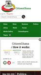 Mobile Screenshot of citizenghana.com